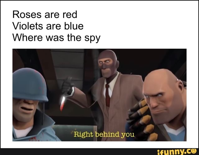 Roses Are Red Violets Are Blue Where Was The Spy Right Behind You