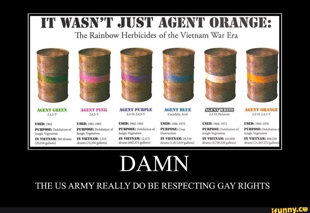 It Wasn T Just Agent Orange The Rainbow Herbicides Of The Vietnam War Era Agent Purple