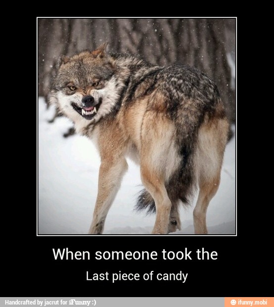 When someone took the
Last piece of candy - When someone took the
Last piece of candy