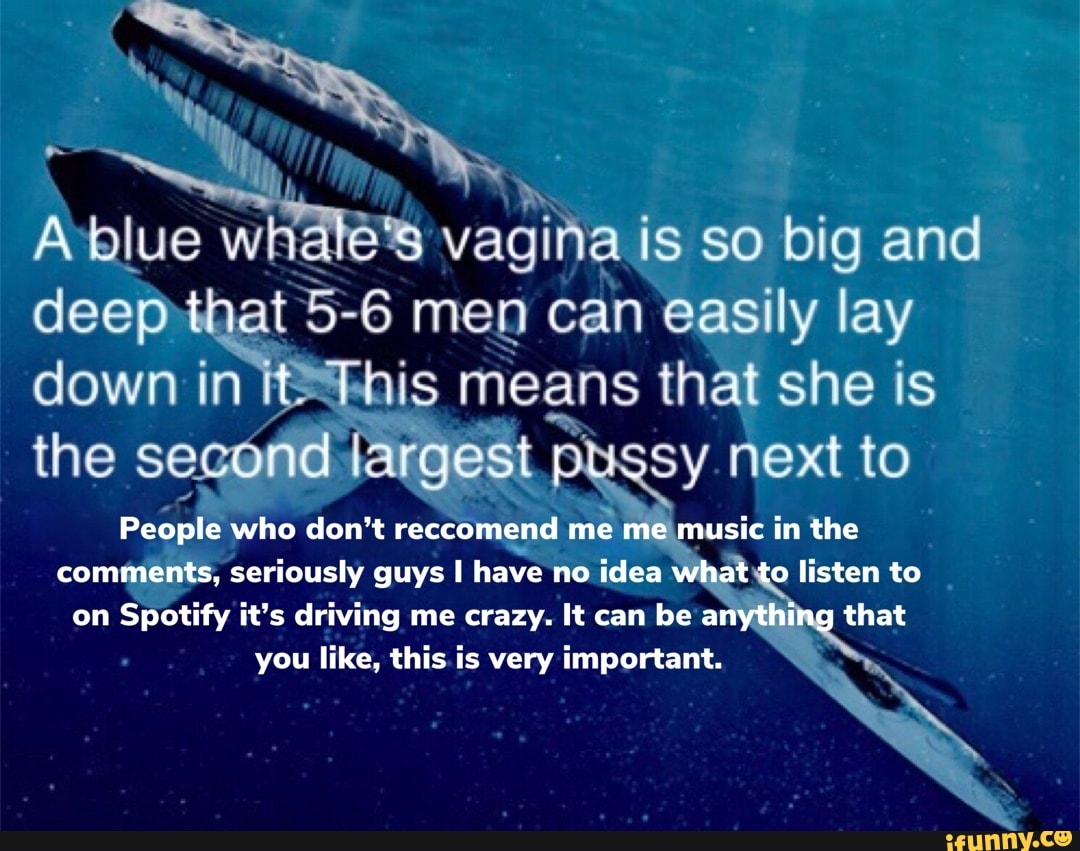 A vagina is so big and deep that 5-6 men can easily lay down in