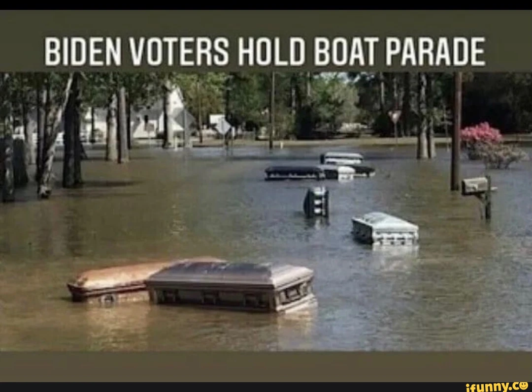 BIDEN VOTERS HOLD BOAT PARADE