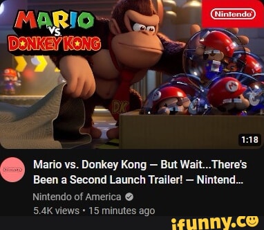 Mario vs. Donkey Kong release date and trailer