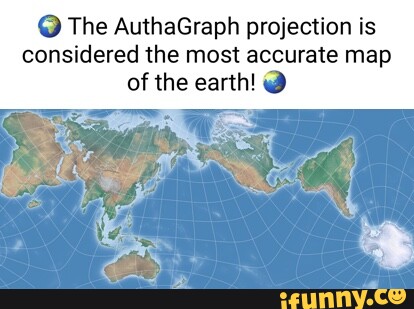 The AuthaGraph Projection Is Considered The Most Accurate Map Of The ...