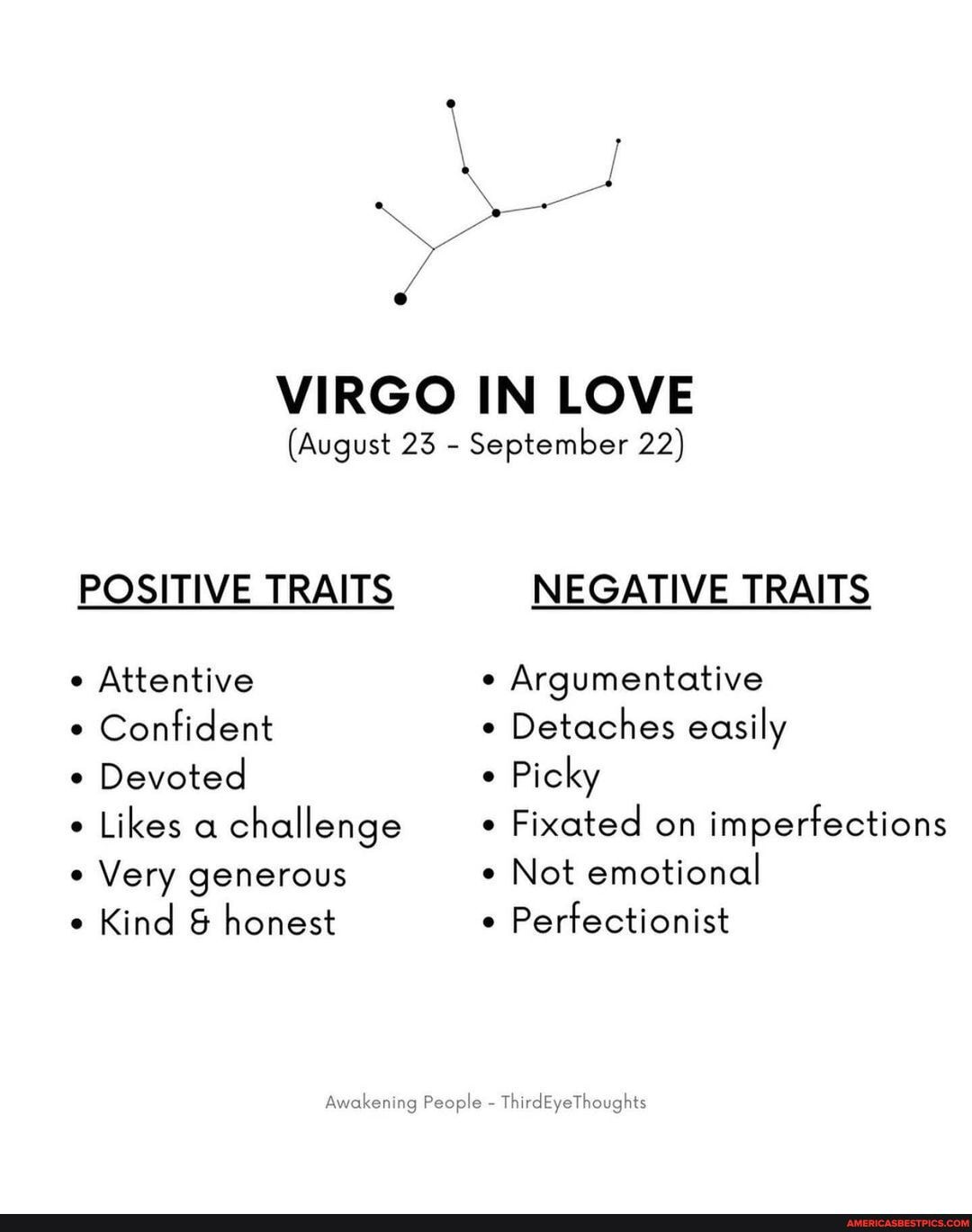 virgo good and bad traits