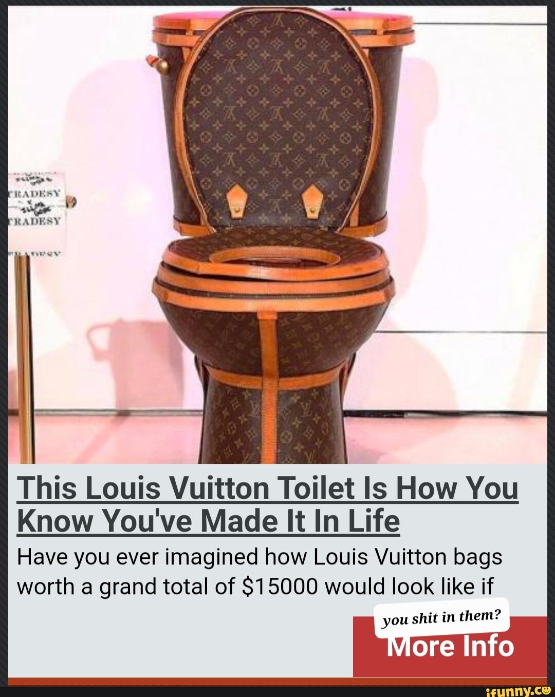 PRADESY This Louis Vuitton Toilet Is How You Know You've Made It