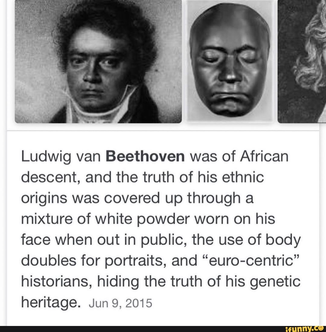 Ludwig van Beethoven was of African descent, and the truth of his ...