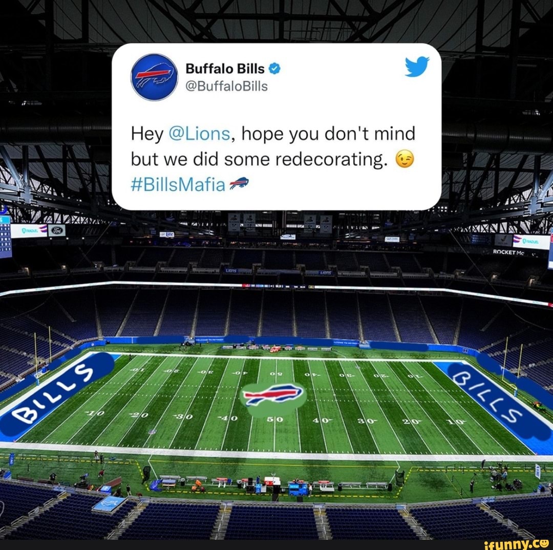 Buffalo Bills on X: Hey @Lions, hope you don't mind but we did