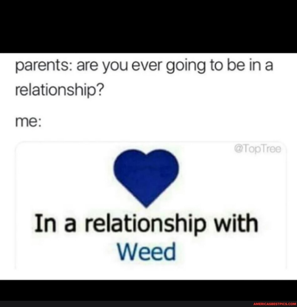 parents: are you ever going to be ina relationship?
me:
In a relationship with
Weed