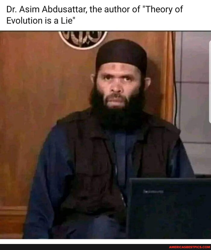 Dr. Asim Abdusattar, the author of "Theory of Evolution is aL America’s best pics and videos