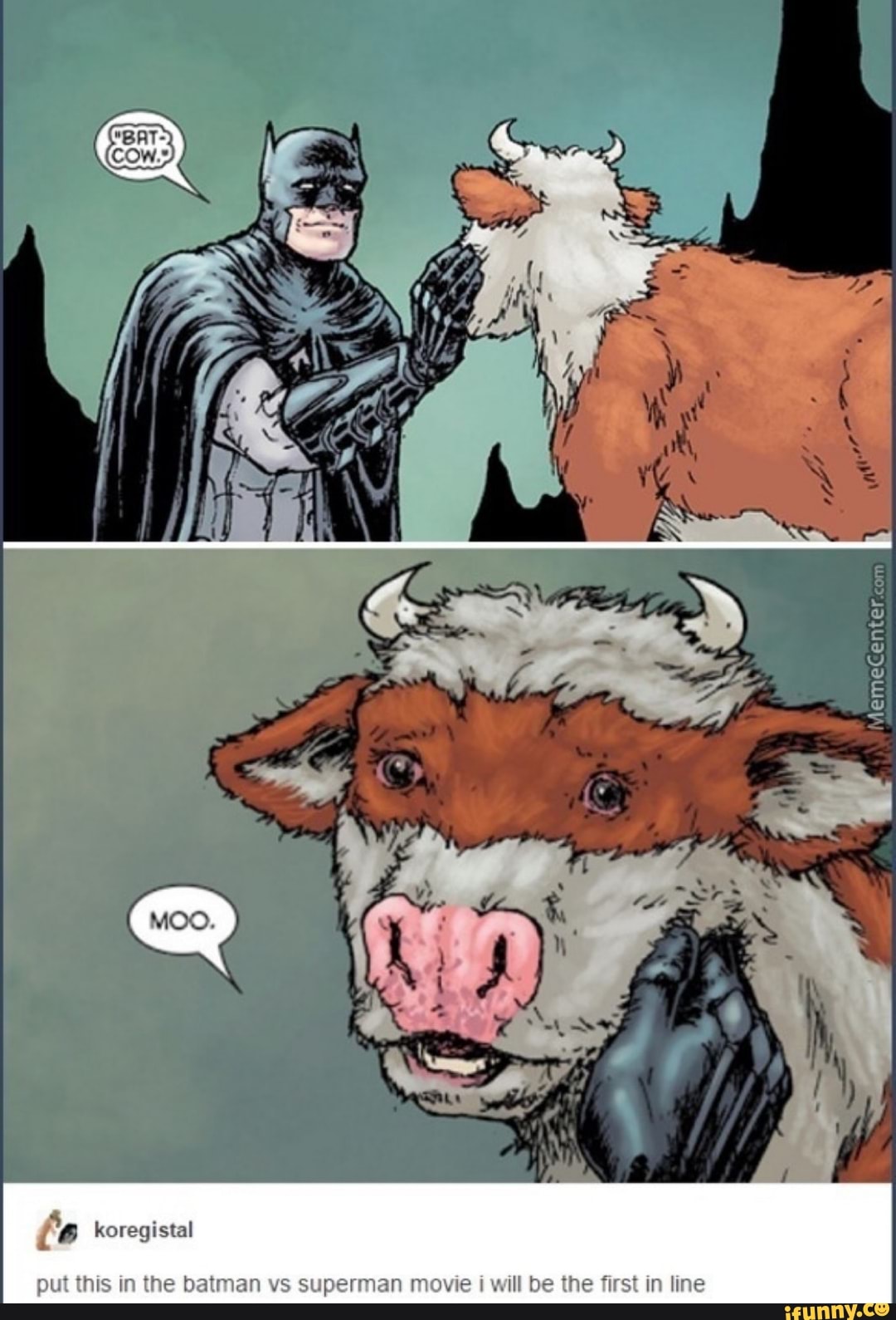 Batcow memes. Best Collection of funny Batcow pictures on iFunny Brazil