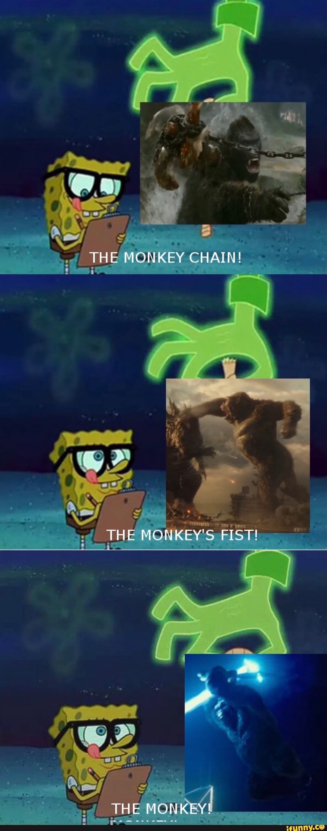 THE MONKEY CHAIN! THE MONKEY'S FIST! / \ we THE MONREC - iFunny