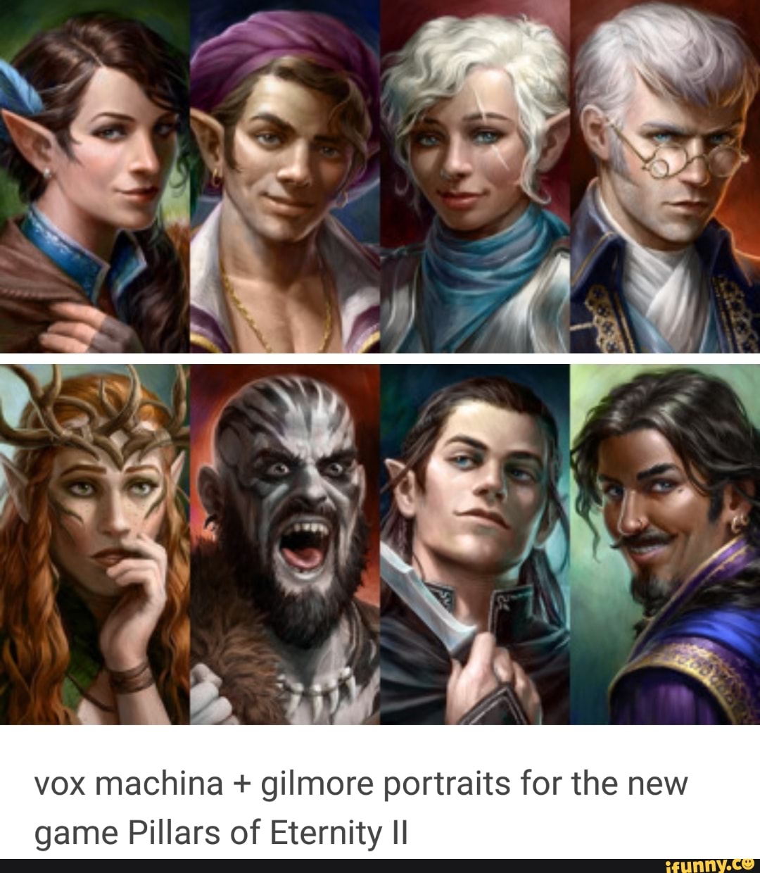 pillars of eternity portraits