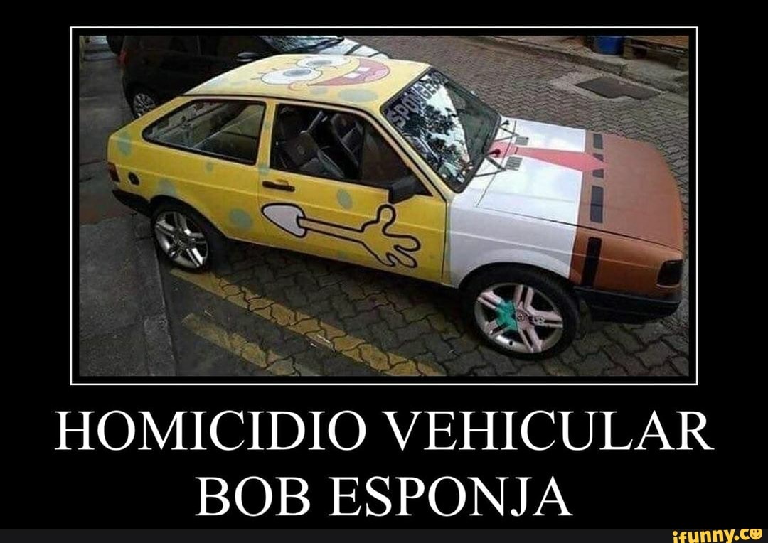 HOMICIDIO VEHICULAR BOB ESPONJA