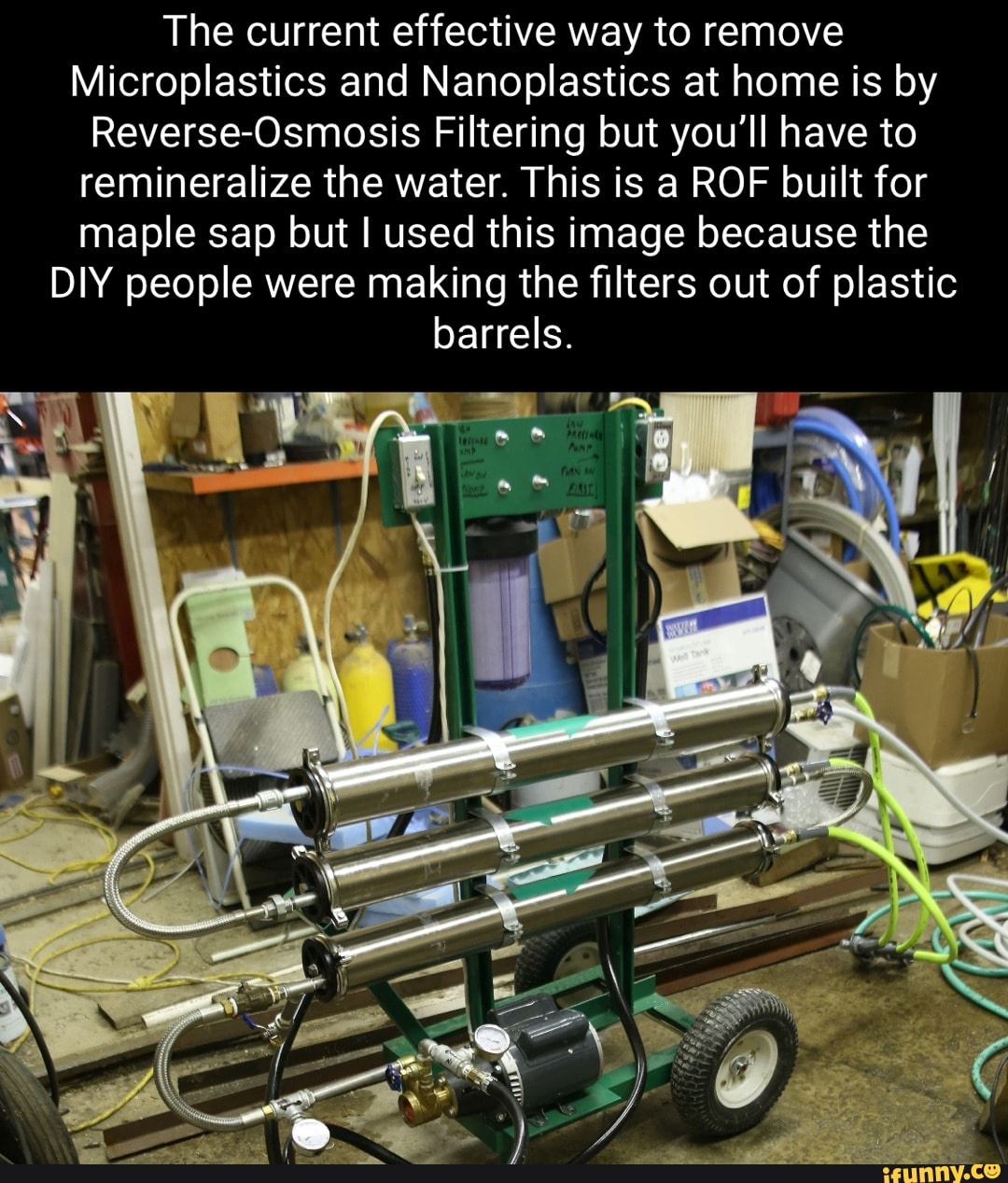 The current effective way to remove Microplastics and Nanoplastics at