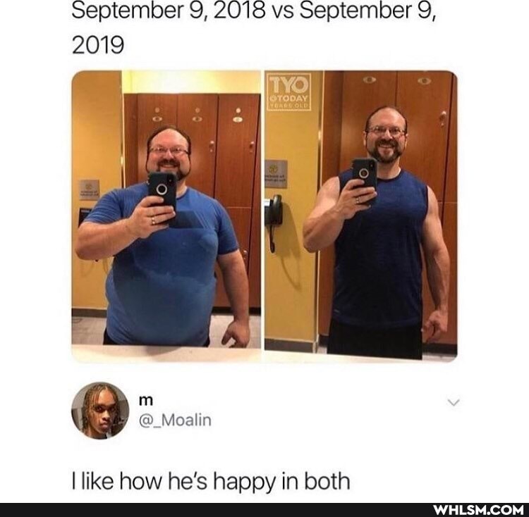september 9, 2018 vs September 9,
2019
like how he's hannv in both