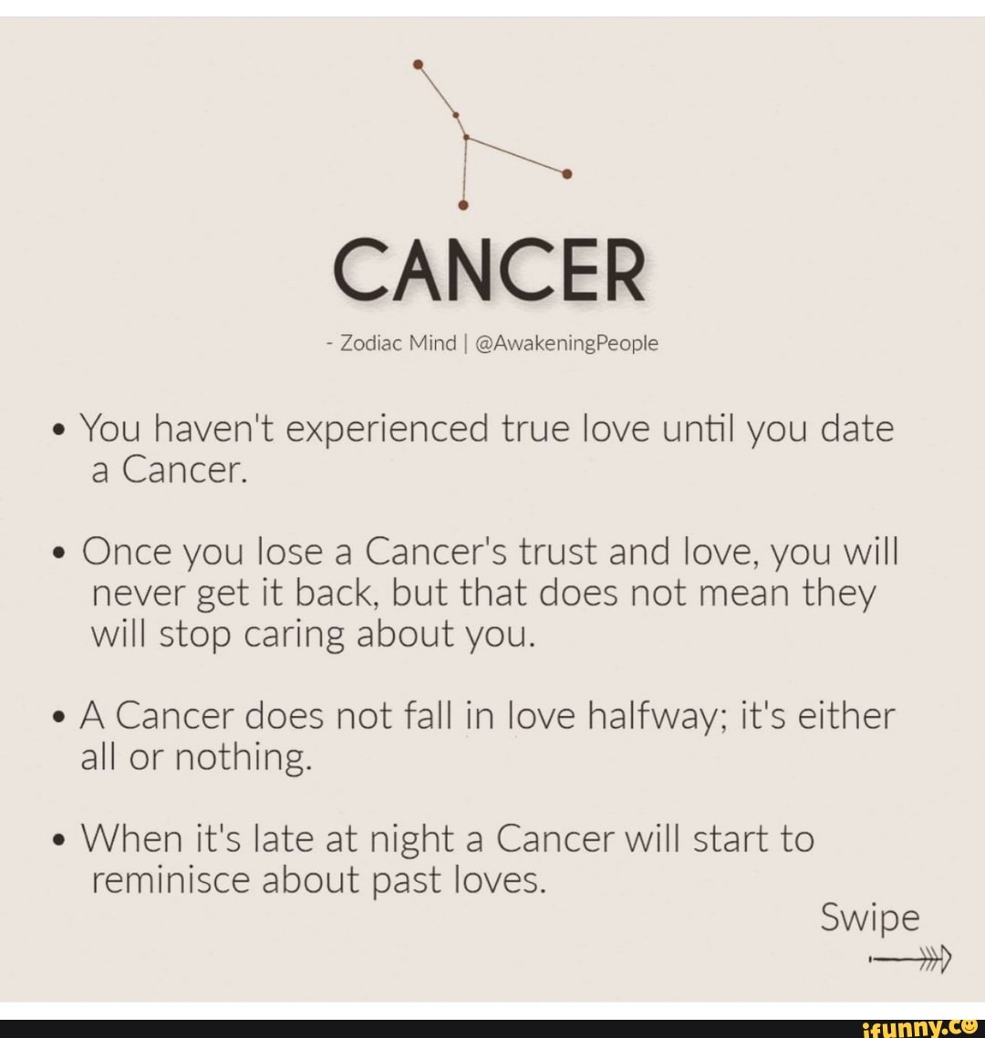 CANCER Zodiac Mind I AwakeningPeople You haven t experienced