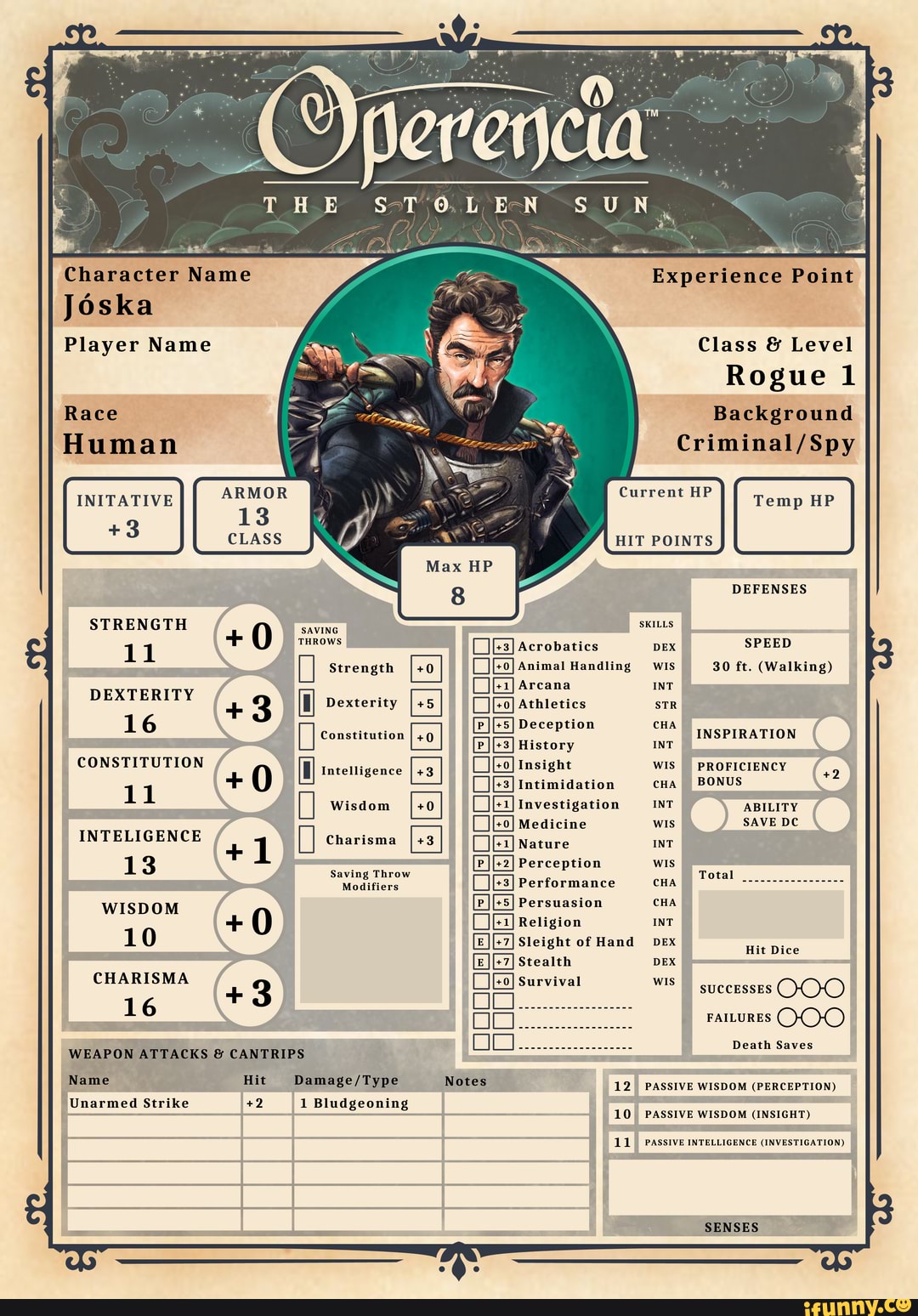 Here's a preset one our favorite sneaky bastard, Jóska! Feel free to