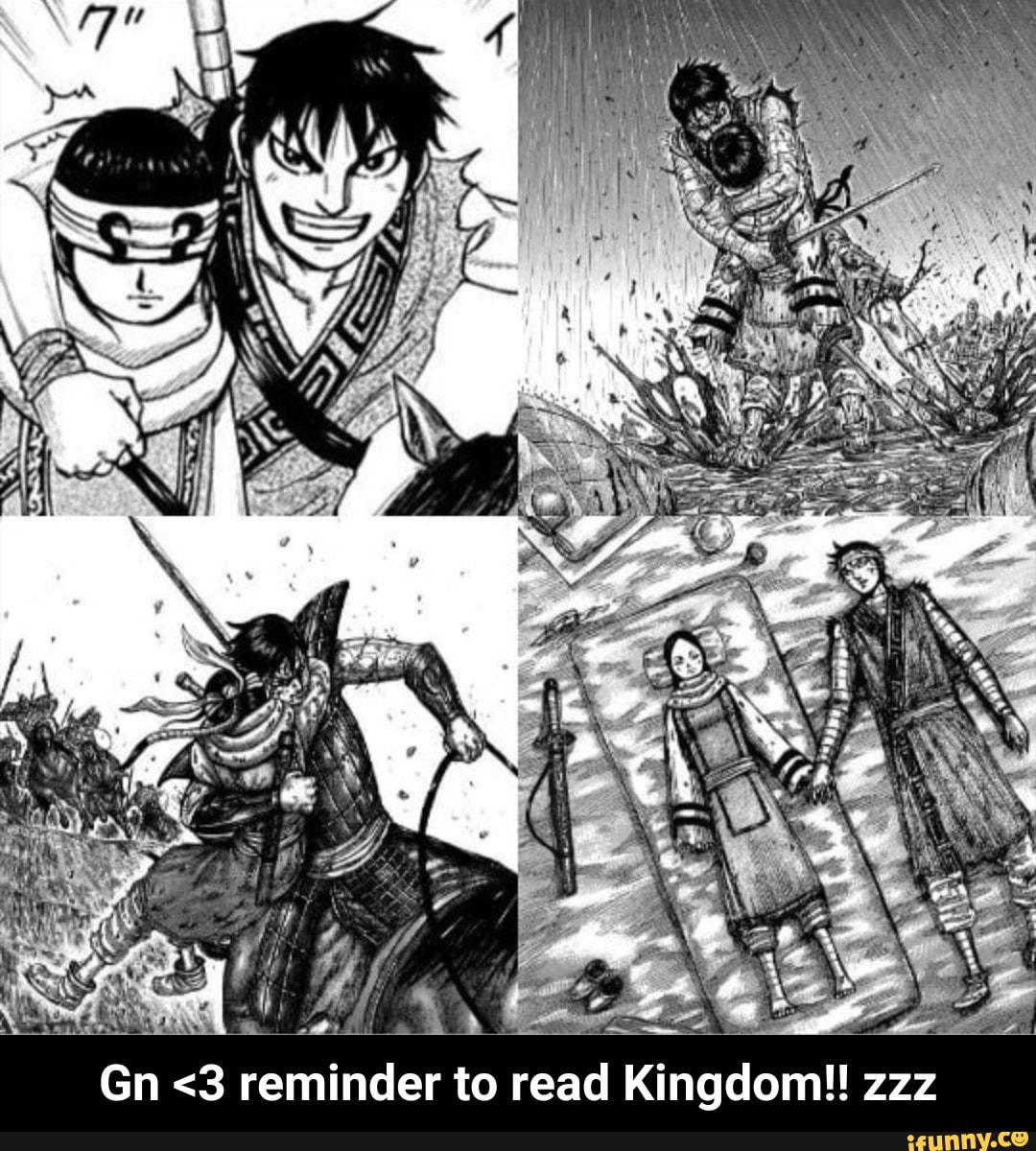 Gn 3 reminder to read <b>Kingdom</b>!! zzz.