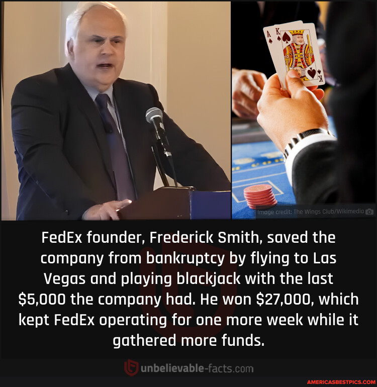 How Fred Smith rescued FedEx from bankruptcy by playing blackjack in Las  Vegas