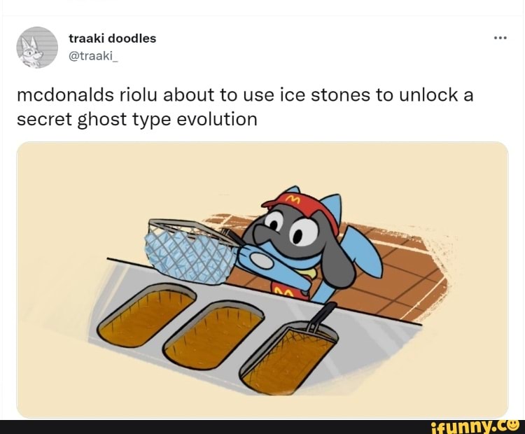 Mcdonalds riolu about to use ice stones to unlock a secret ghost type ...