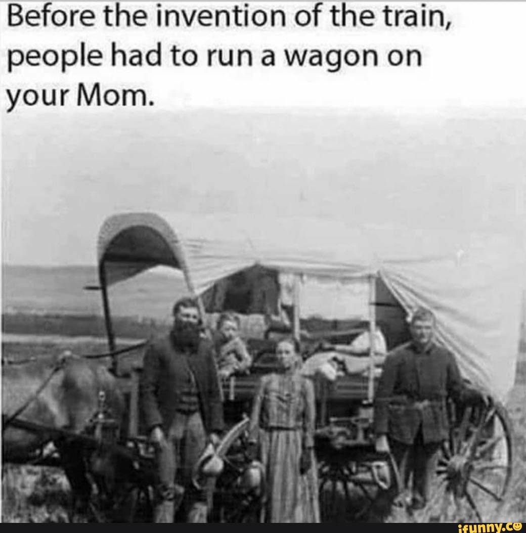 before-the-invention-of-the-train-people-had-to-run-a-wagon-on-your