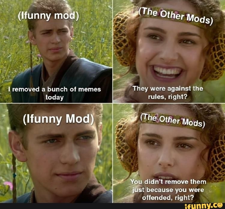 (Ifunny Mod) (The Other Mods) Removed A Bunch Of Memes They Were ...