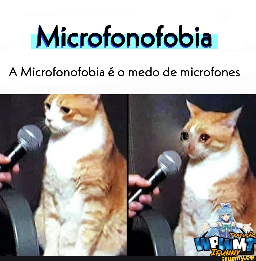 Microfonofobia
A Microfonofobia é o
medo de microfones