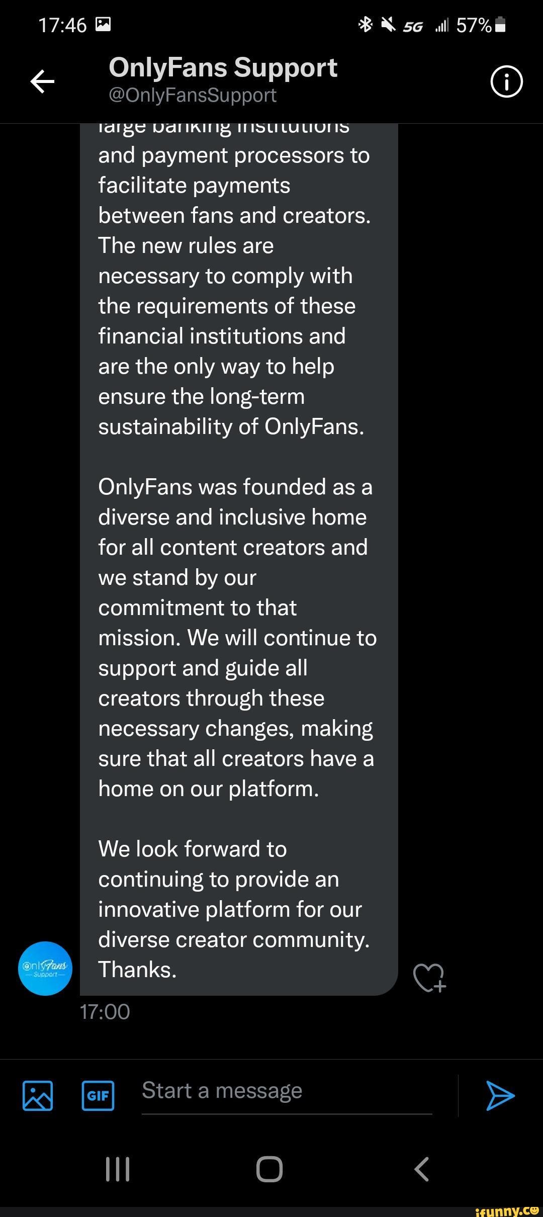 Fans support only OnlyFans reverses