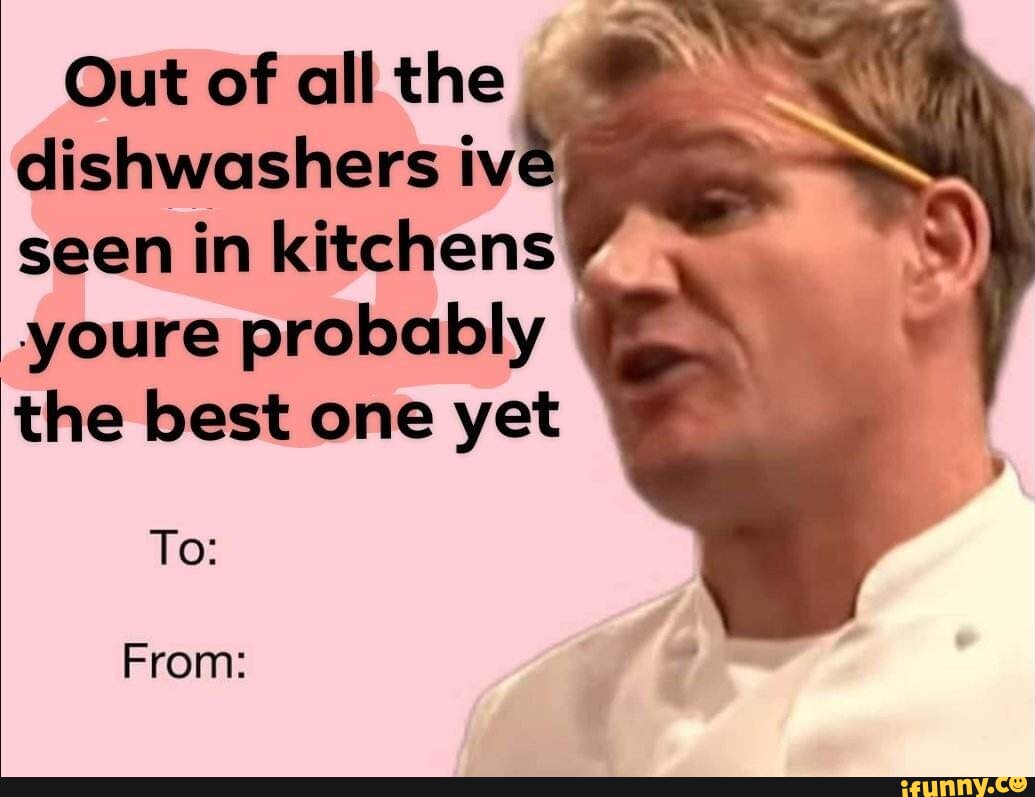 Out of all the dishwashers iv seen in kitchens youre probably the best