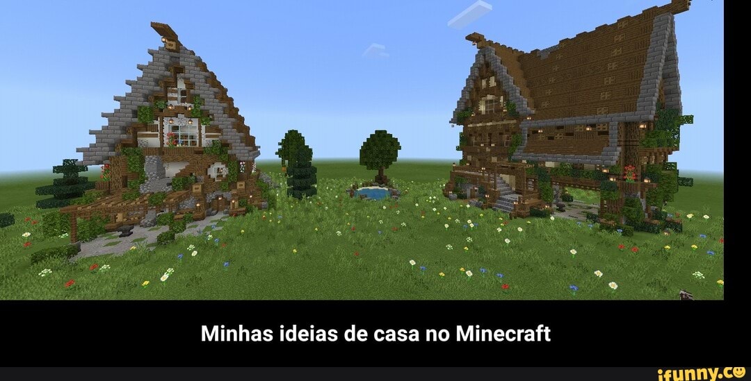 Ideias que você vai amar Casas minecraft fáceis Truques legais Projetos  minecraft Construção de min Cidade minecraft - iFunny Brazil