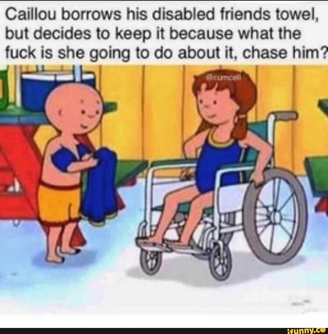 Caillou Playing With Friends