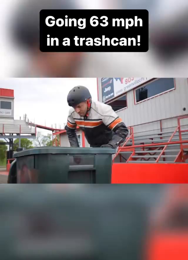 The World's Fastest Trash Can Goes 63 MPH, Which Is Plenty Fast