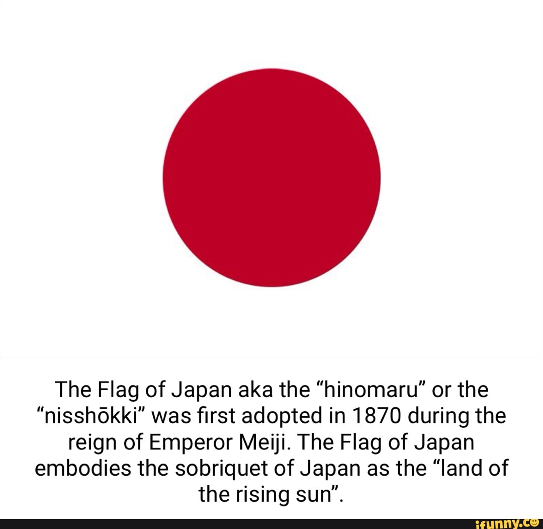 The Flag of Japan aka the 