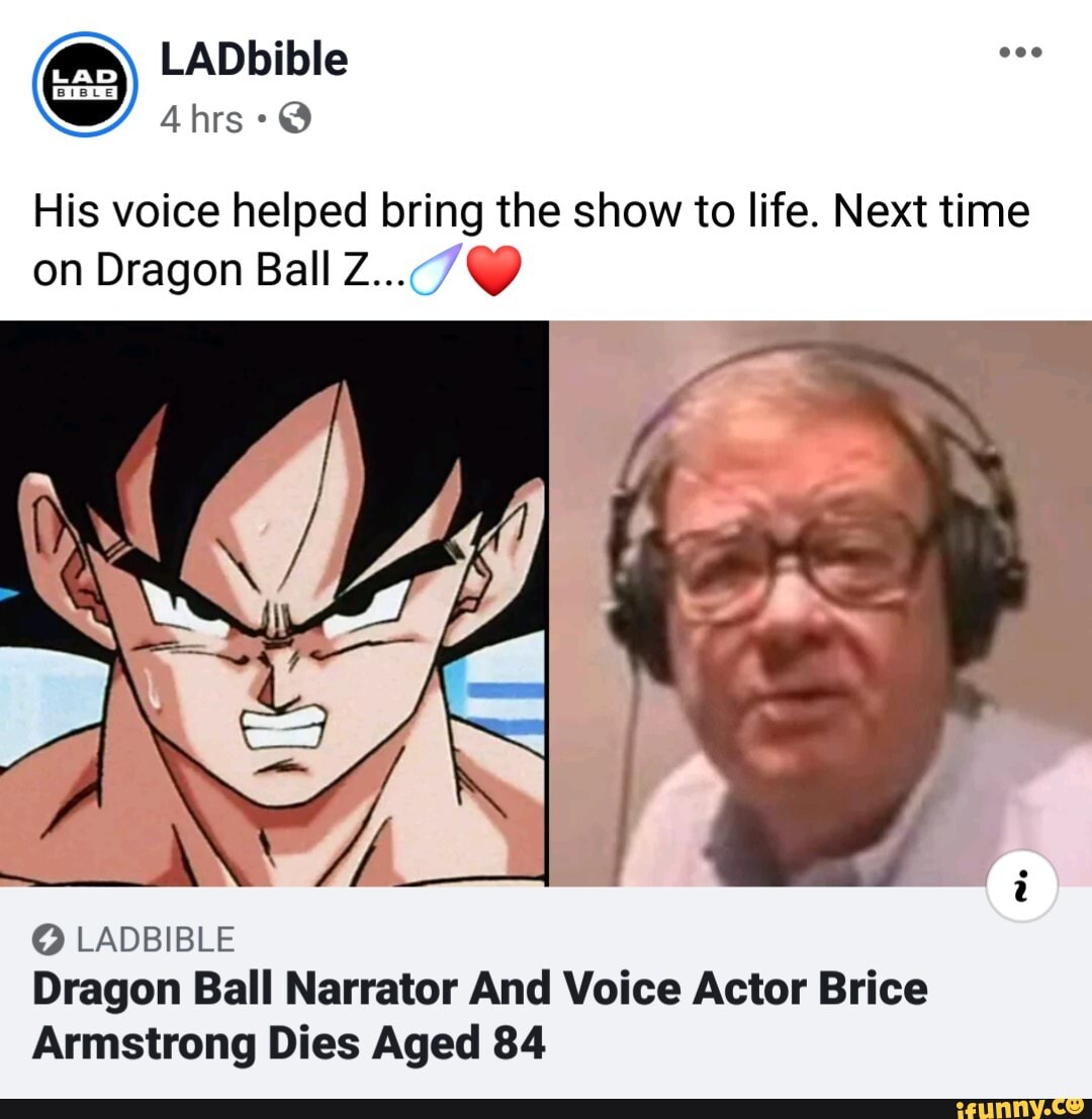 LADbible Lan 4hrs His Voice Helped Bring The Show To Life. Next Time On ...