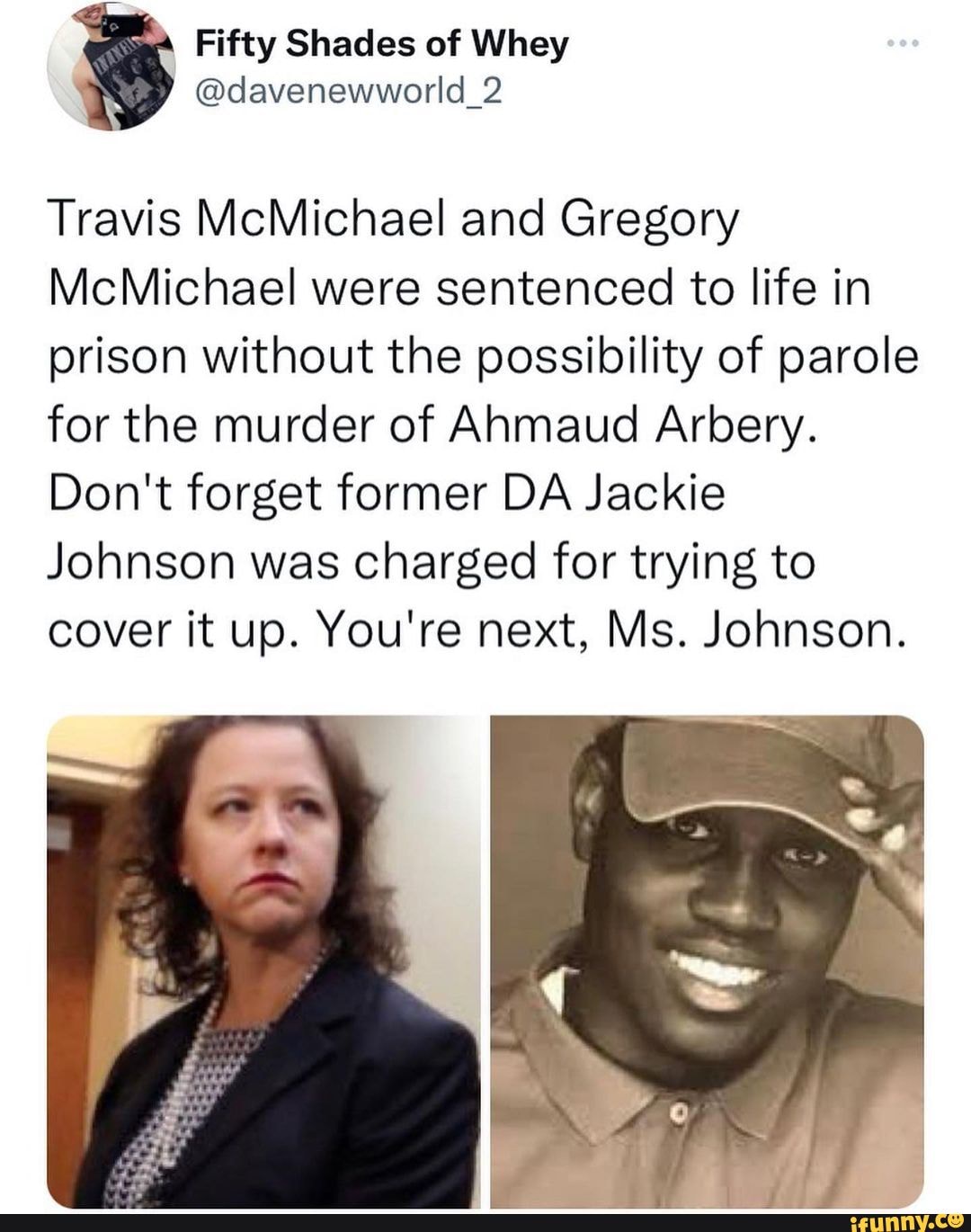 Travis McMichael and Gregory McMichael were sentenced to life in prison ...