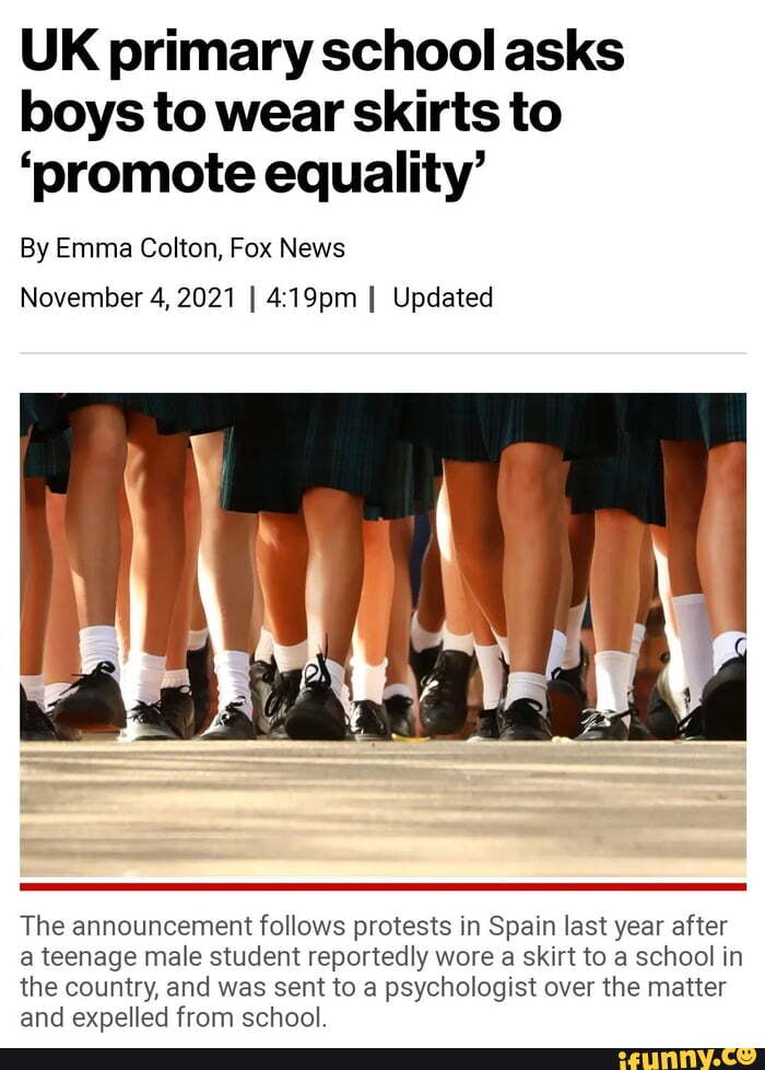 uk primary school asks boys to wear skirts        
        <figure class=