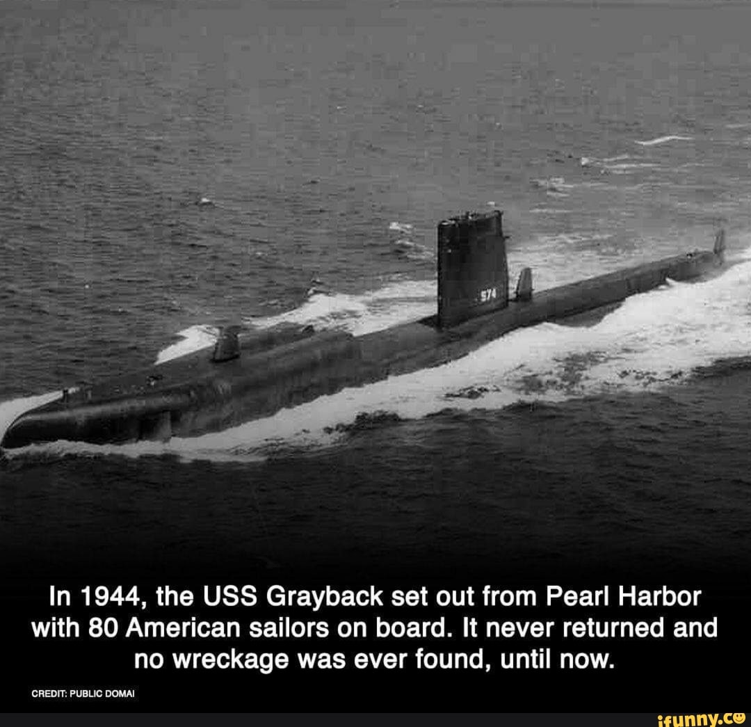In 1944, the USS Grayback set out from Pearl Harbor with 80 American ...