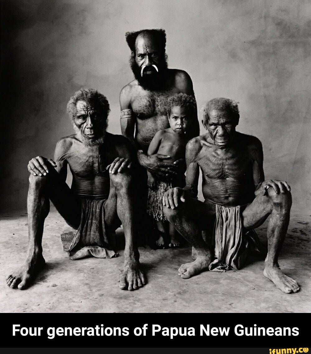 Four Generations Of Papua New Guineans - Four Generations Of Papua New ...