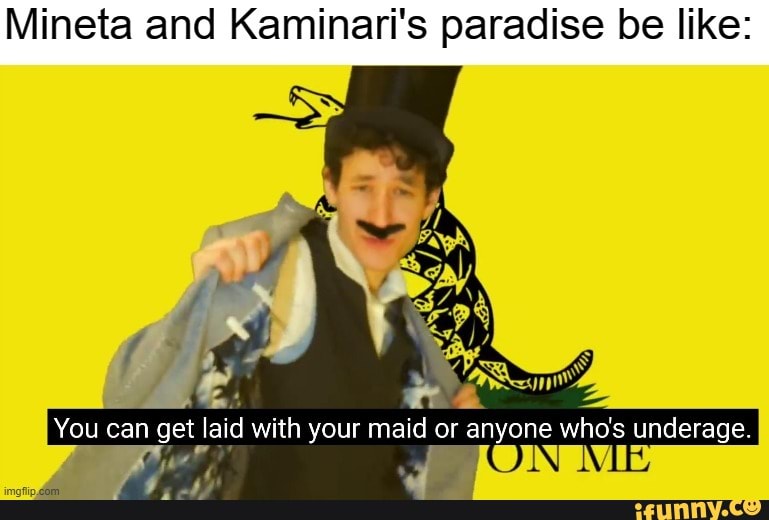 Mineta and Kaminari's paradise be like: