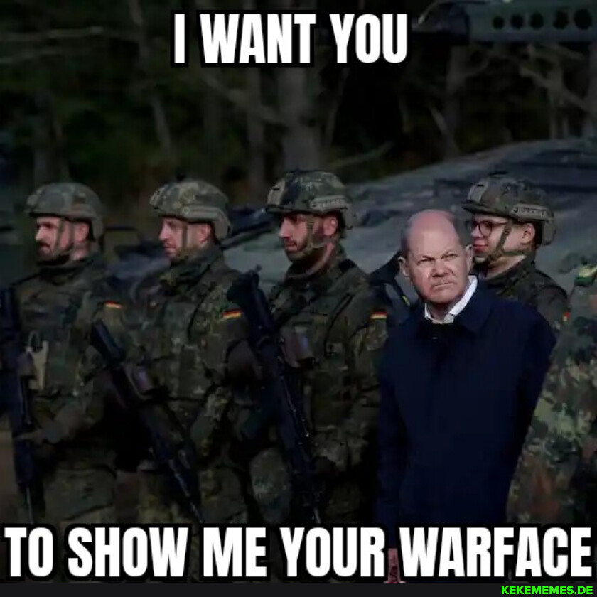 I WANT YOU TO SHOW ME YOUR WARFACE