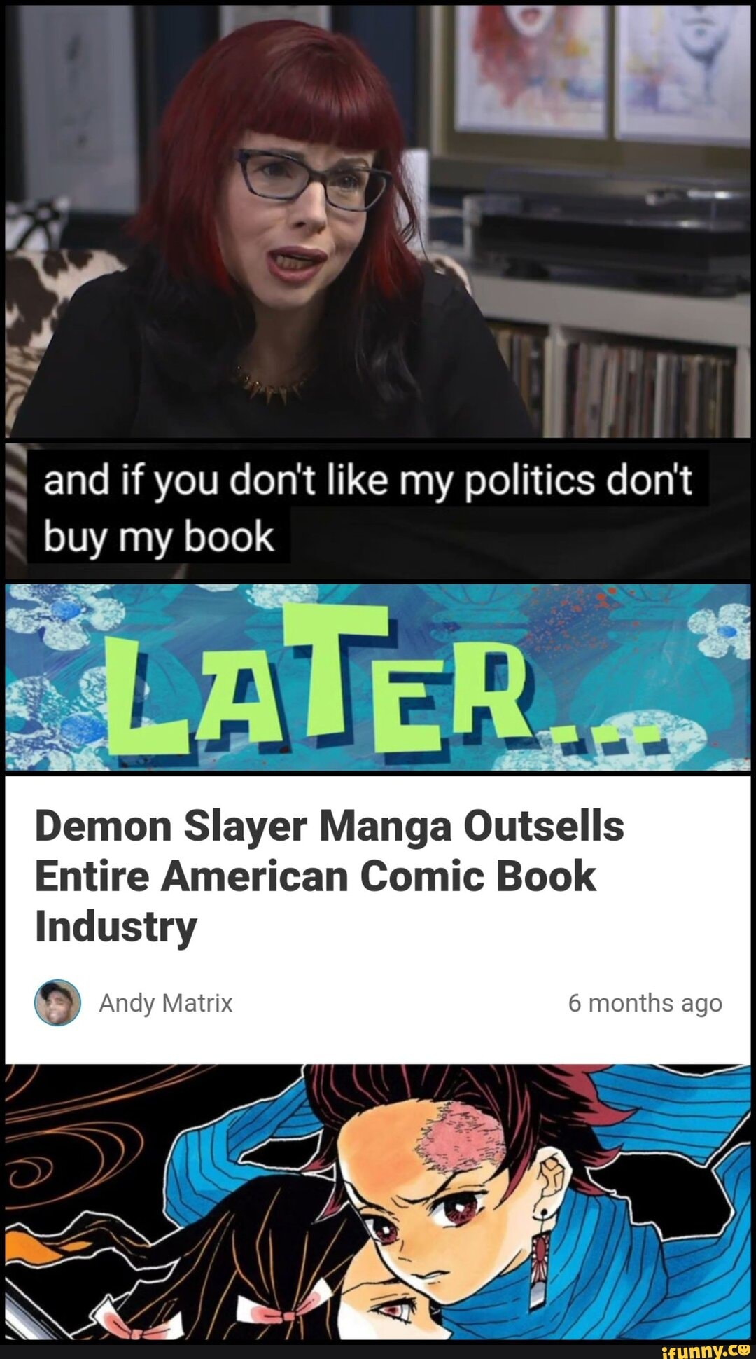 And Thats Why Manga Outsells The Current Woke Comic Book Industry Fa