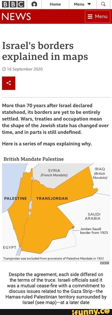 Home Menu Q NEW Israel's Borders Explained In Maps 16 September 2020 ...