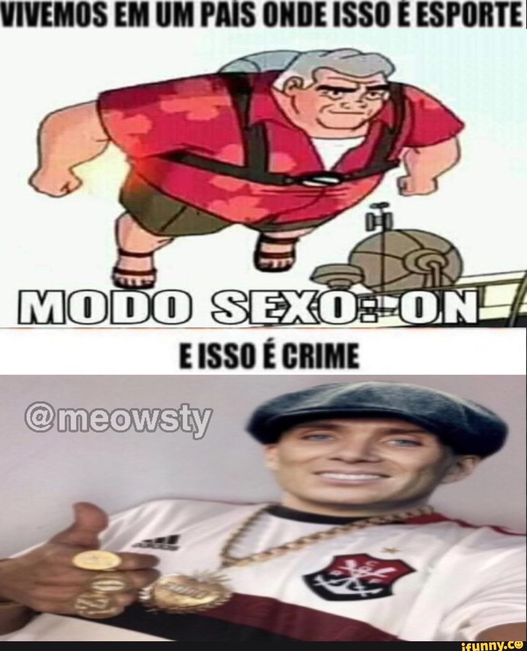 VIVEMOS EM UM PAIS ONDE ISSO E ESPORTE