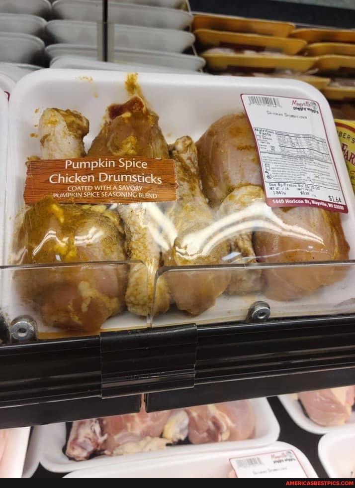 Pumpkin Spice ~
Chicken Drumsticks