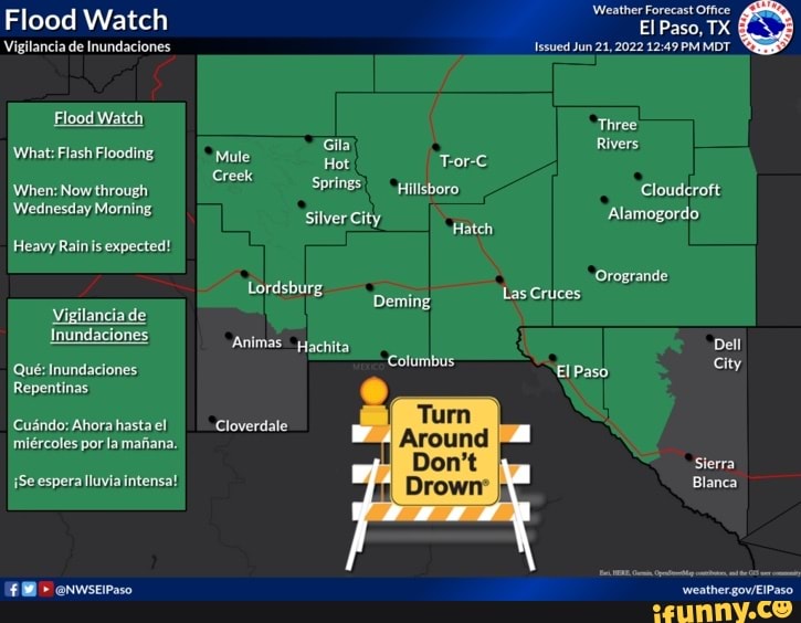 Flood Watch Vigilancia de Inundaciones Flood Watch What Flash Flooding