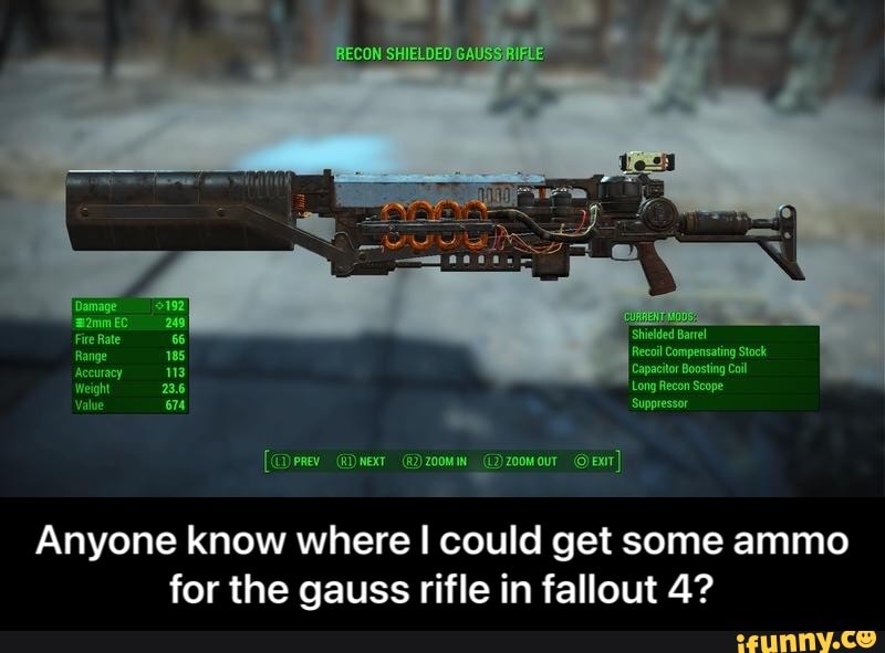 how to get gauss rifle fallout 4