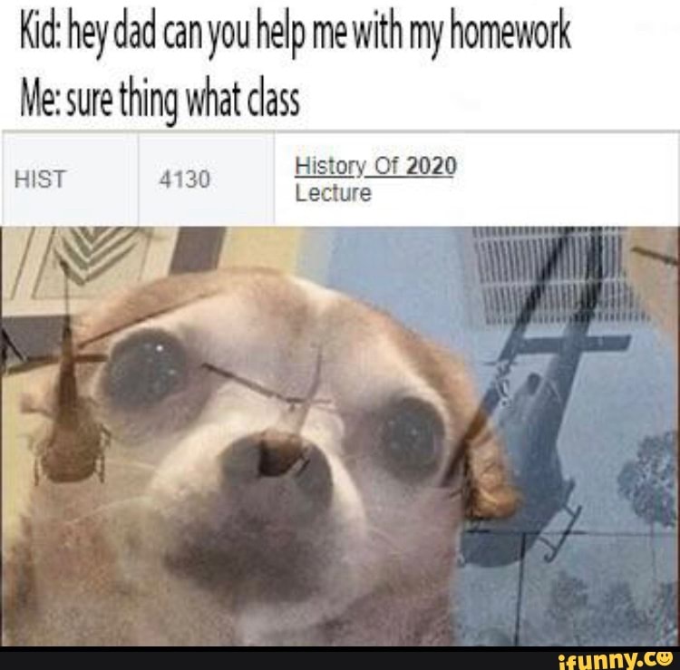 dad helping with homework meme
