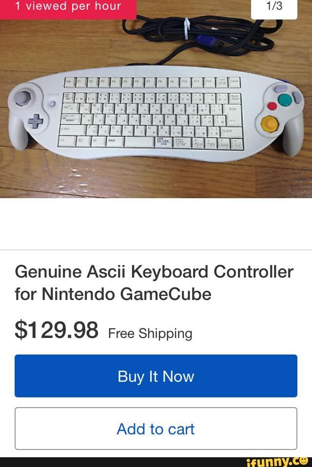 1 viewed per hour Genuine Ascii Keyboard Controller for Nintendo