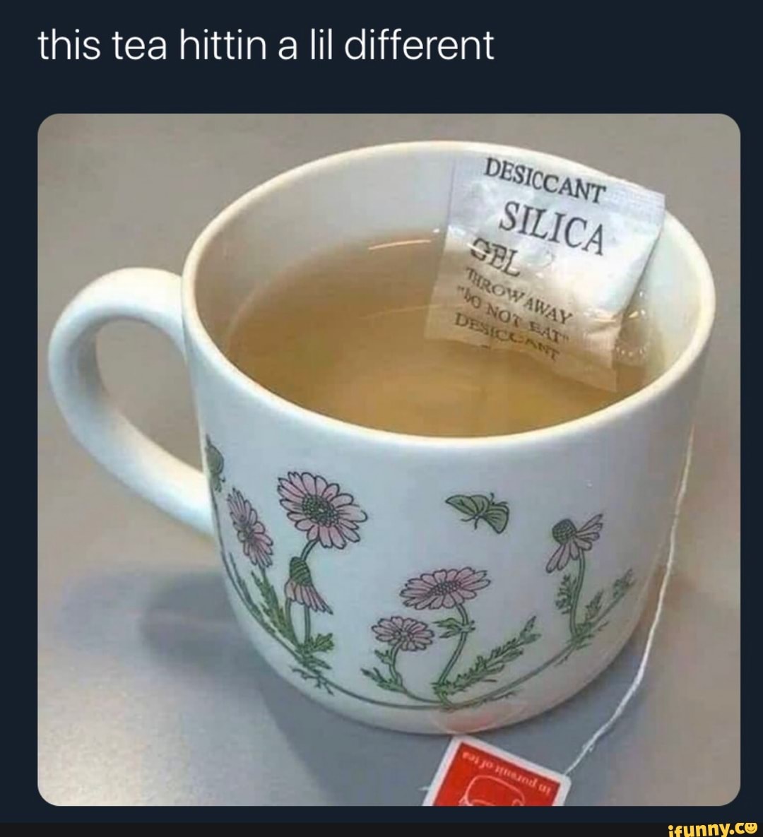 this tea hittin
a lil different