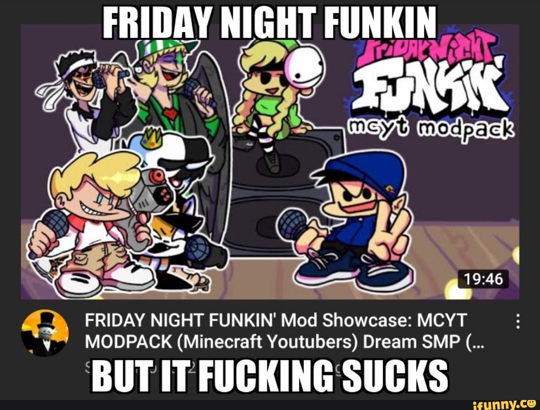 FRIDAY NIGHT FUNKIN eye ker FRIDAY NIGHT FUNKIN Mod Showcase MCYT MODPACK Minecraft 